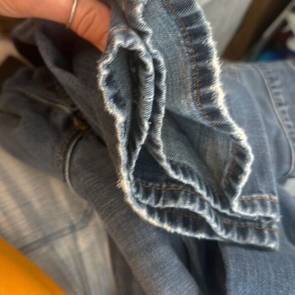 Lucky Brand Men’s 221 Straight Jeans Denim Distressed Size 34x34 - Picture 13 of 13